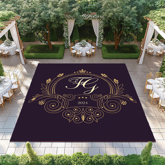 Floral Carriage Monogram