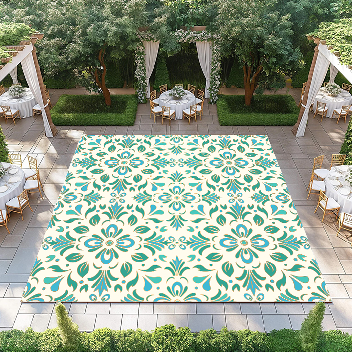 Floral Diamond Pattern