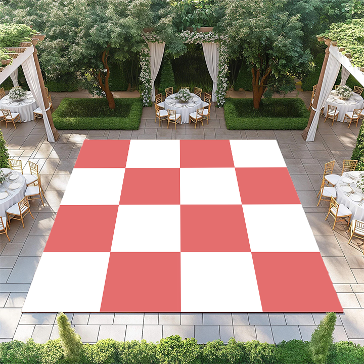 Froly Red and White Checkerboard