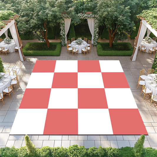 Froly Red and White Checkerboard