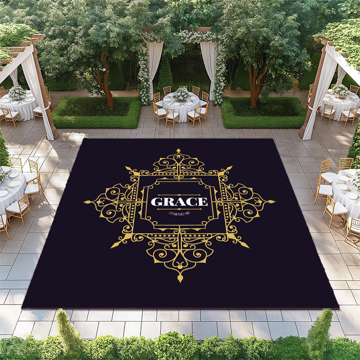 Gold Diamond Monogram