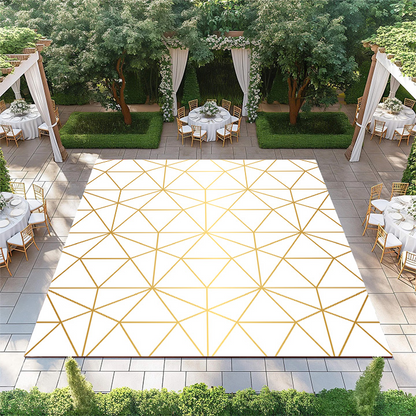 Gold Geometric Pattern