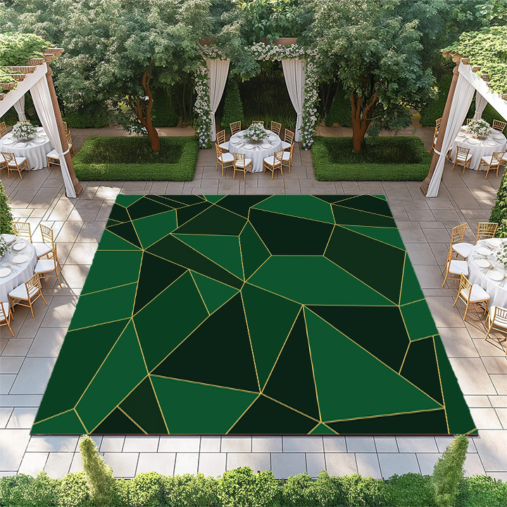 Green Geometric Pattern
