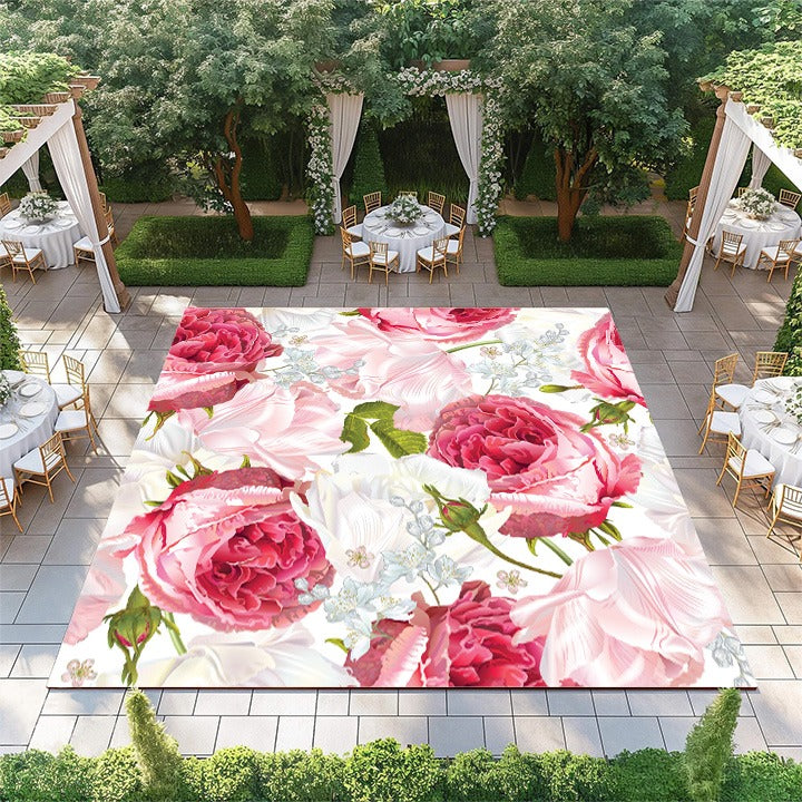 Pink and White Flowers