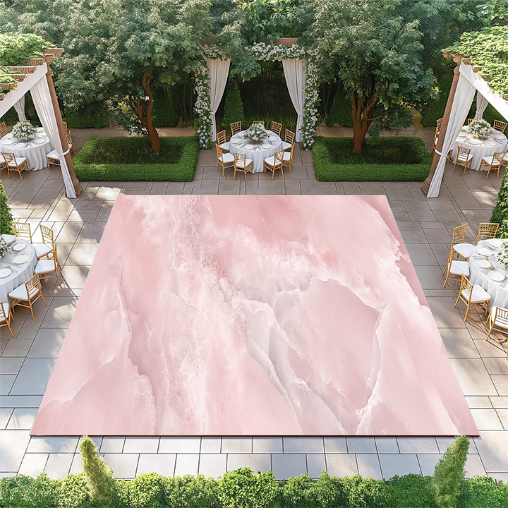 Pink and White Marble