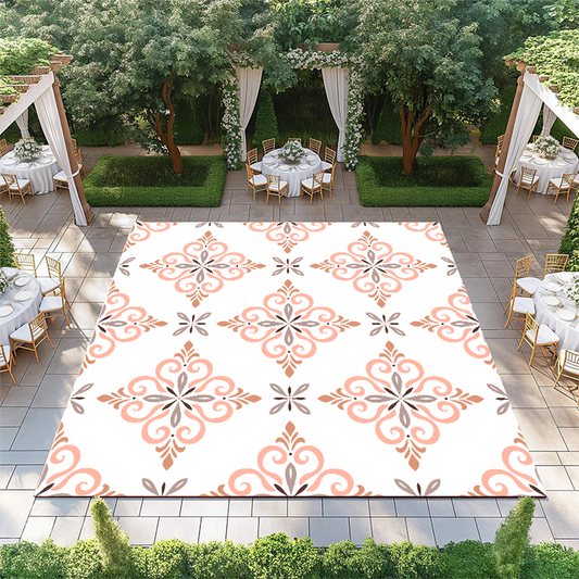 Pink Diamond Motif Pattern