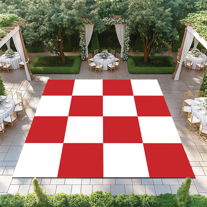 Red and White Checkerboard