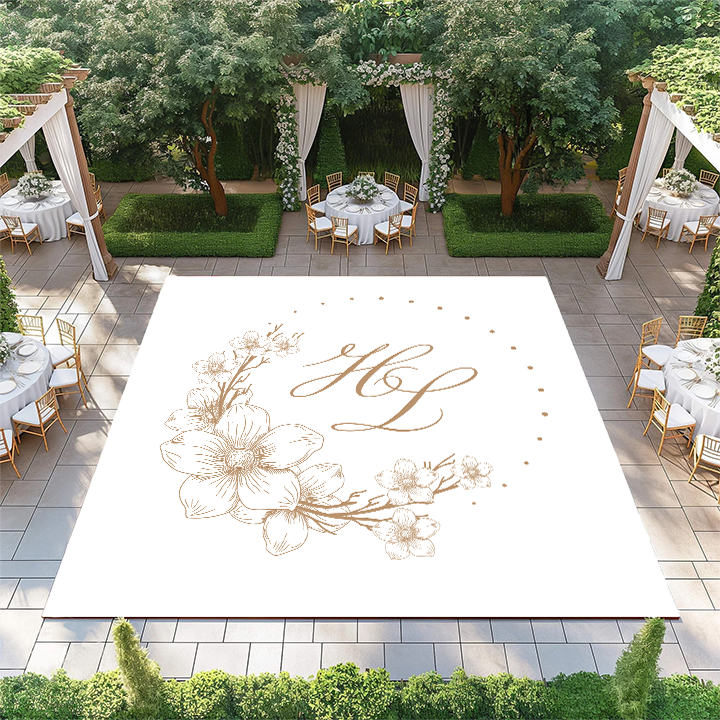 Rustic Magnolia Monogram