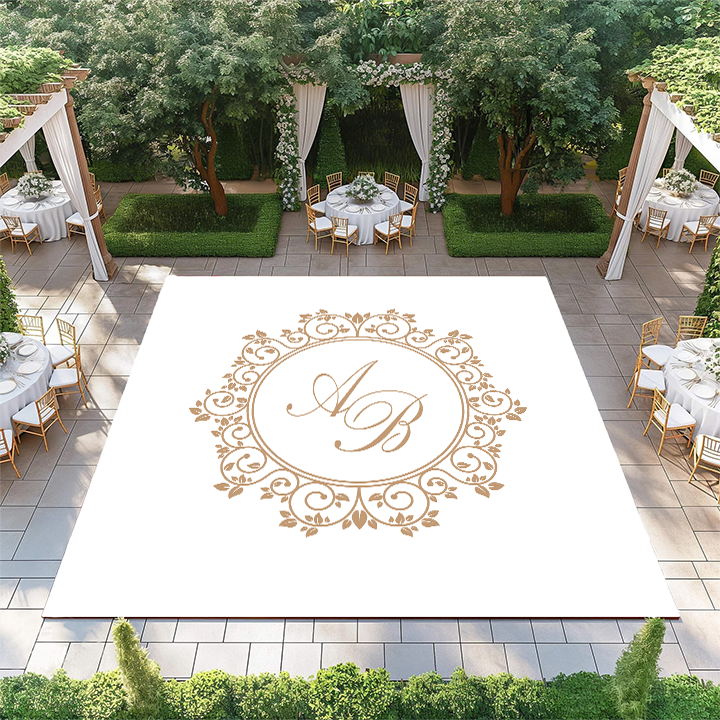 Simple Floral Monogram