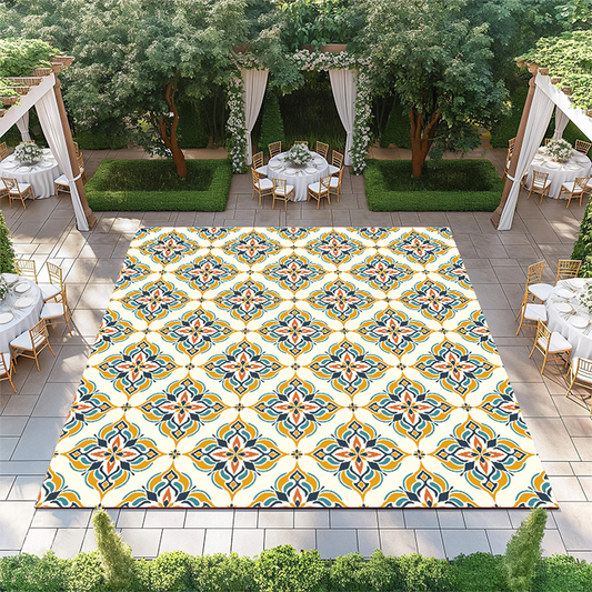 Yellow Textile Pattern